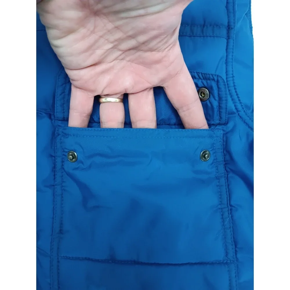 Ozark‎ Trail Royal Blue Puffer Vest Quilted Sleeveless Jacket Men's Medium